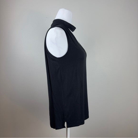 Karlie Black Choker Sleeveless Shirt Size Small - Picture 5 of 7